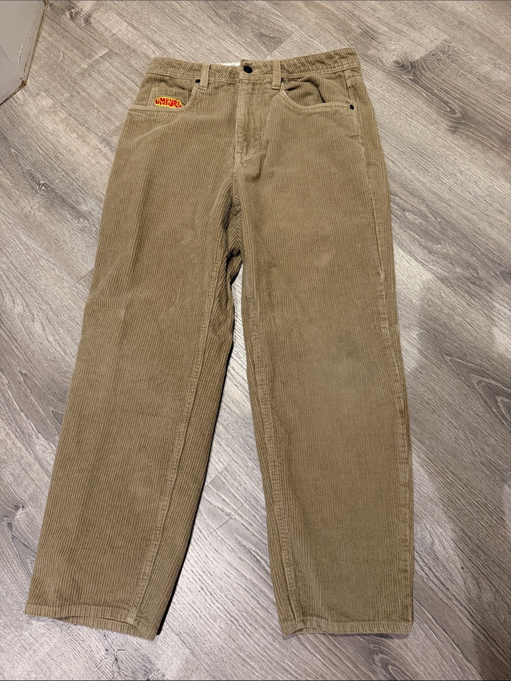 Boys Empyre Corduroy Pants in Tan size 30
